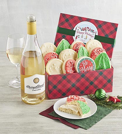 White Wine and Cheryl's® Holiday Cookies